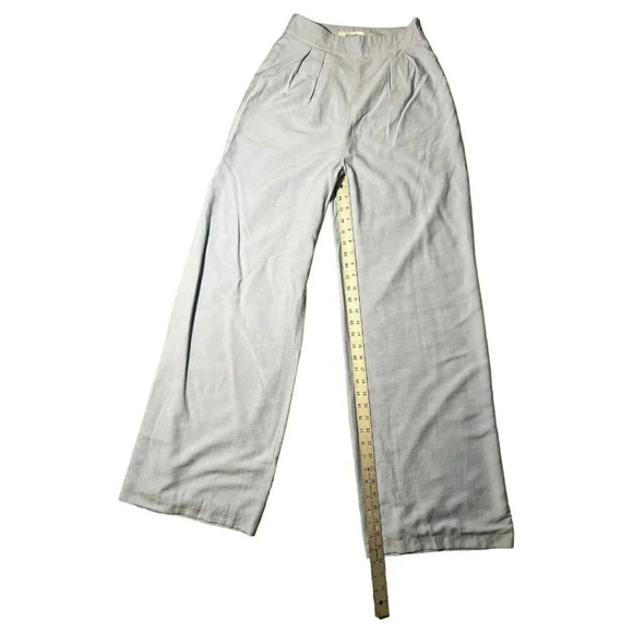 Do + Be Wide Leg Casual Pleated Trouser Dress Pants Light Blue Size Small - Picture 7 of 8